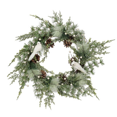 Faux Pinecone Pinecones 20'' Wreath