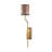 Elegant Wall Lamp with Metal Body & Fabric Cap, 5.5 x 8.7 x 28.3 Inches | Gold & Light Brown Finish | Socket Type: E27 Max 40W | Perfect for Living Room & Bedroom Decor | Stylish & Functional Lighting Solution-1530749969