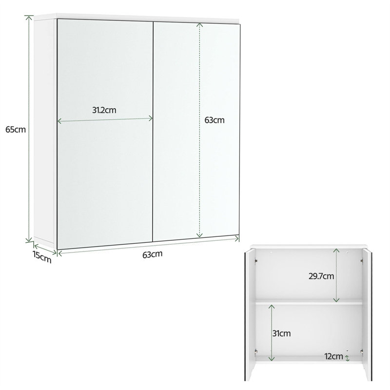 Inkeles Wall Bathroom Cabinet
