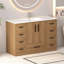 Meuble-lavabo 48 po. Armoire de rangement abondante - 2 portes à fermeture douce et 9 tiroirs-133602204