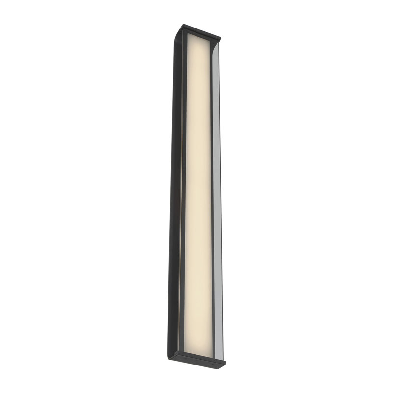 Dulton, extérieur, 42 po, noir mat, verre fumé, 42"