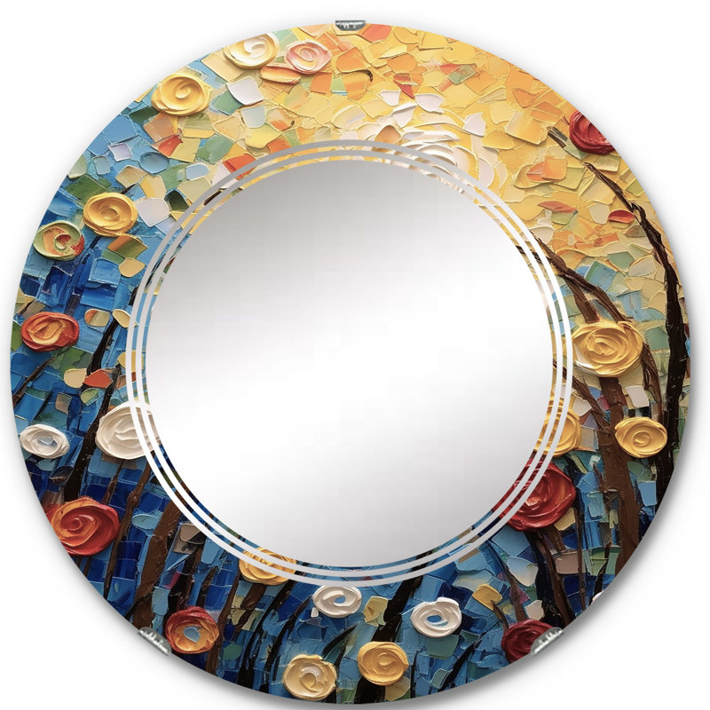 Miroir mural Zianya, 24 po x 24 po