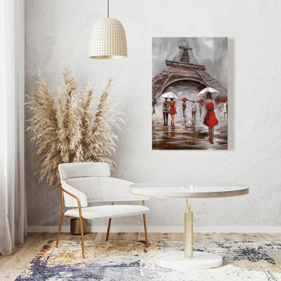 Brown Man Canvas | Home Decor Near the Eiffel Tower