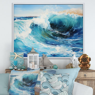 «Beach Sunrise Tranquil Horizons IV», reproduction sur toile