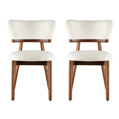 Upholstered Solid Wood Dining Chair Side Chair