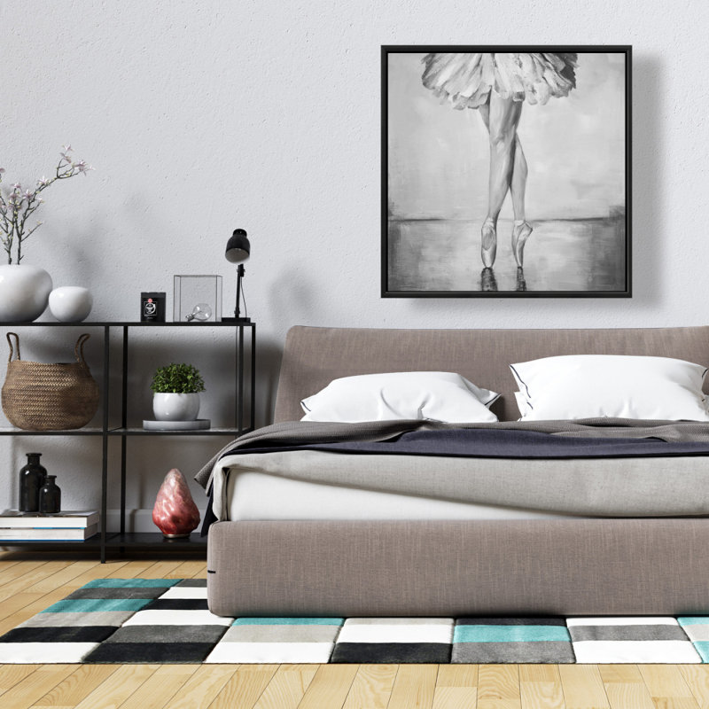 Art classique sur toile encadrée, "Ballet Classic Steps"