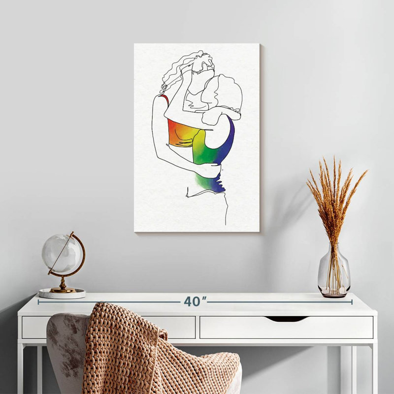 Lesbians In Love, 24" H x 16" W