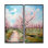 «Vangogh Blooming Cherry Trees - Large Vangogh», art mural sur toile 2 pièces