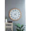 Très grande horloge murale D32.3 "avec cadre en bois de sapin
