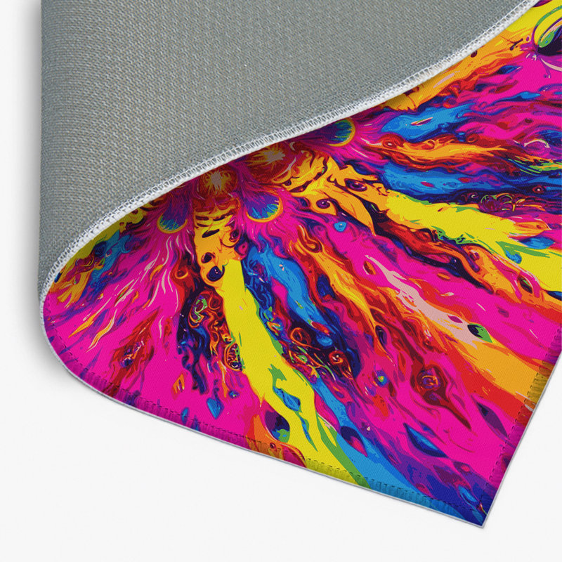 Tapis intérieur et extérieur Trance Blaze, Rectangle 1'6" x 2'6"