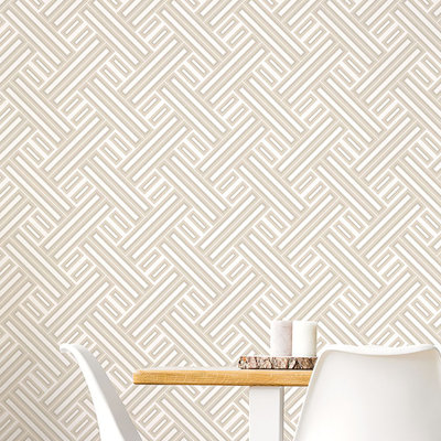 Geometrix 10m x 52.8cm Satin Wallpaper Roll