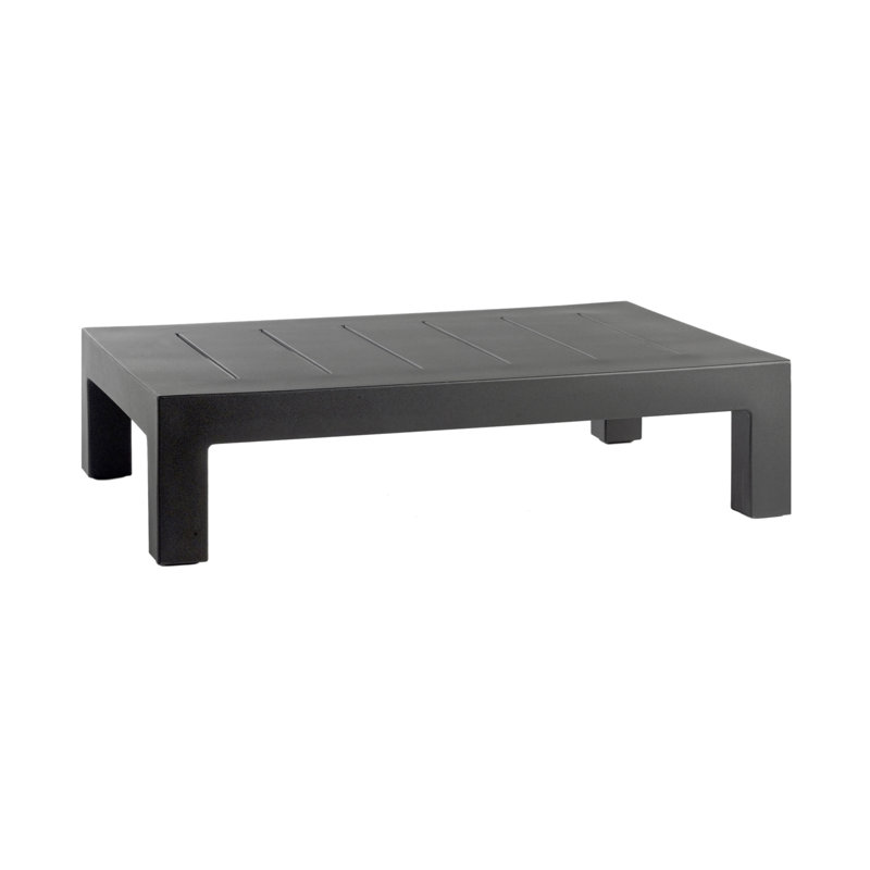 Jut Plastic/Resin Coffee Table, Anthracite