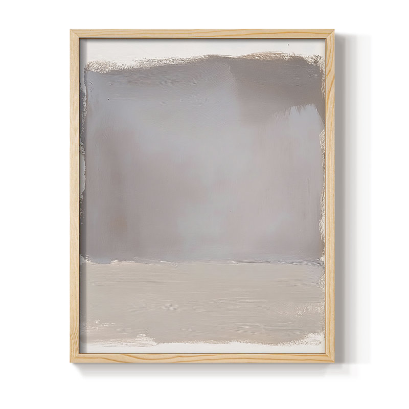 ABSTRACT Series DCCLX III, reproduction encadrée - bois massif, H 11 po x l 9 po, Naturel