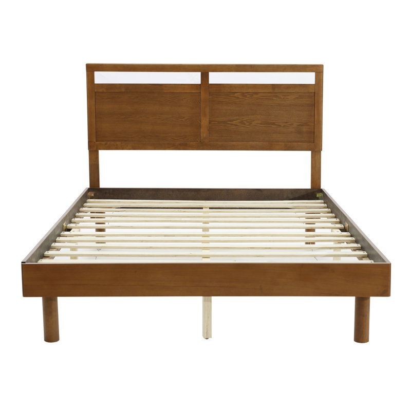 Ensemble de lit plateforme avec tête de lit moderne Modern Farmhouse, Grand lit