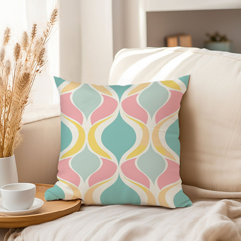 Abstract Retro Hippie Groovy 70s Pattern VII Retro