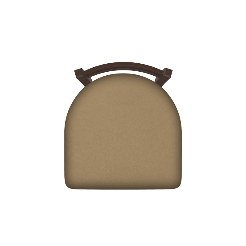 Tabouret de coiffeuse en métal Jackie, Bronze, Vinyle - sable Canter