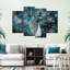 «Peacock Feathers Pop», reproduction d'art sur toile-1584367645