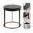 Round Wooden Short Side Table