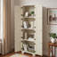 Grande armoire de rangement de 72,4 pouces avec 8 portes et 4 tablettes pour une utilisation polyvalente, une conception élégante et spacieuse pour diverses pièces-394919274