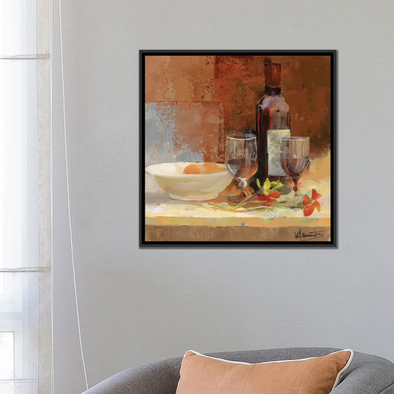 « a good gout i », impression sur toile, H 18 po x l 18 po x P 1,5 po, Toile avec cadre noir, Pas de tapis