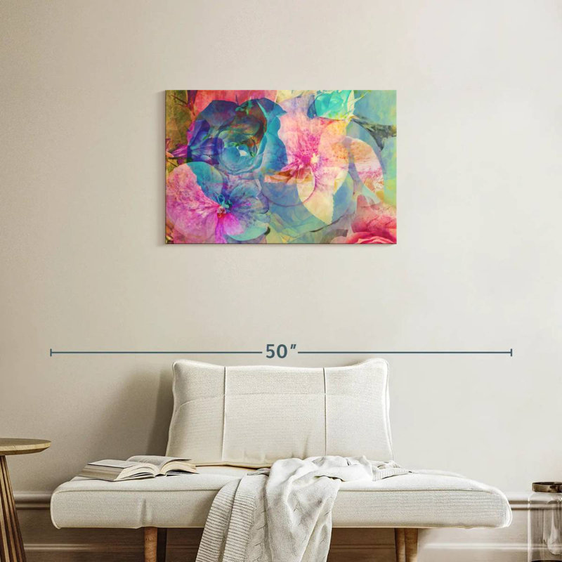 Harnek roses et hortensias, H 20 po x l 30 po