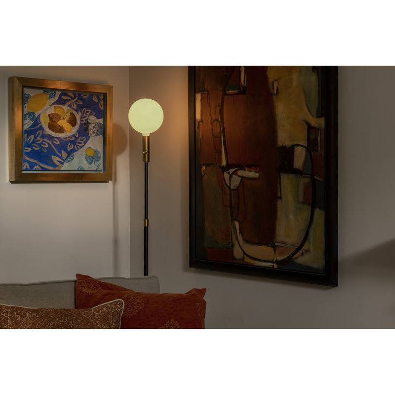 Lampe sur pied réglable Poise en laiton avec sphère V