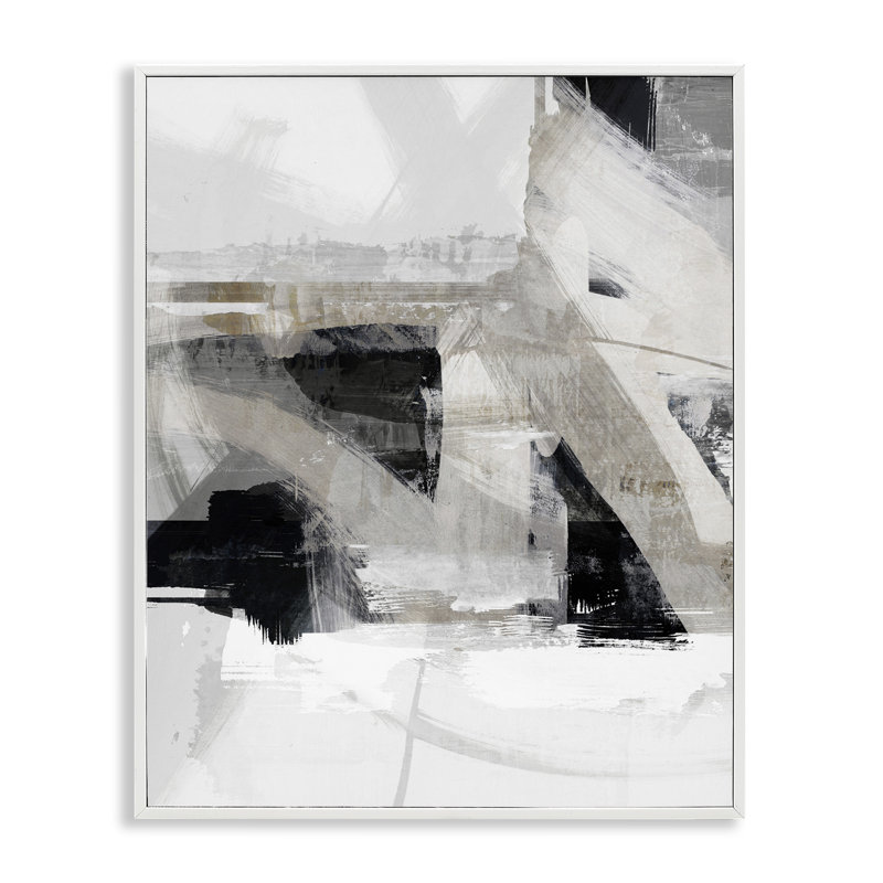 "Urban Industrial Complex", estampe numérique par Nina Blue, Giclée encadrée blanc bord de mer, H 14 po x l 11 po