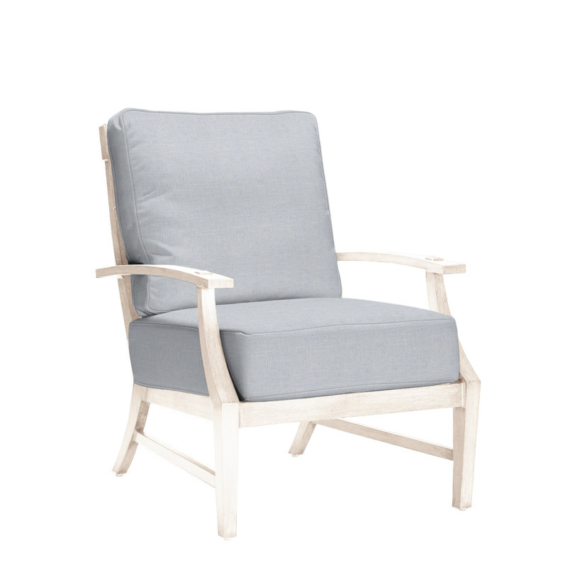 Méridienne Croquet, No Welt + Standard Fill, Lin chambray, Craie