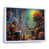 White Floater Framed