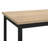 Wilmary 5-Piece Space Saving Rectangular Dining Table Greige Oak