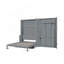 Grand lit escamotable, lit escamotable avec placard