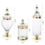 Kitchen Lid Glass Jars Canister Set