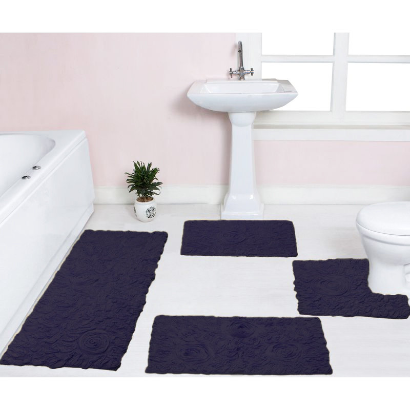 Ensemble de tapis de bain Schoenberger, Marine