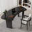 Black Free form Solid Wood Writing desk-1926355294
