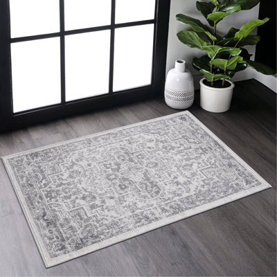 Tapis argenté 2X3 Loom & Collection