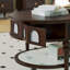 Table basse vintage en bois massif minimaliste