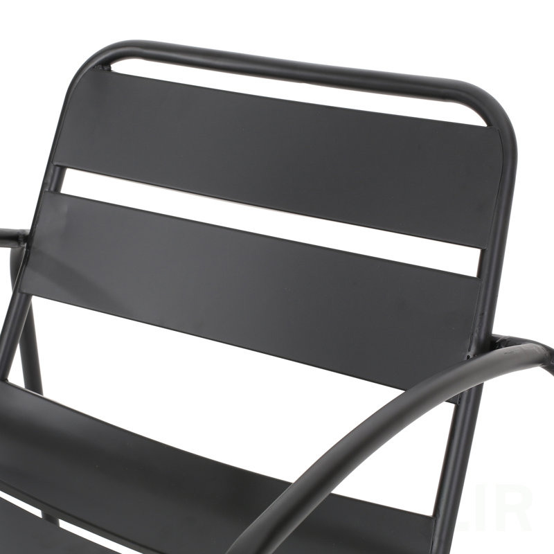 CONRAD CHAIR, chaise, Matte Black