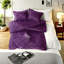 Ensembles de literie en velours luxueux, polyester, design glamour pour la maison
