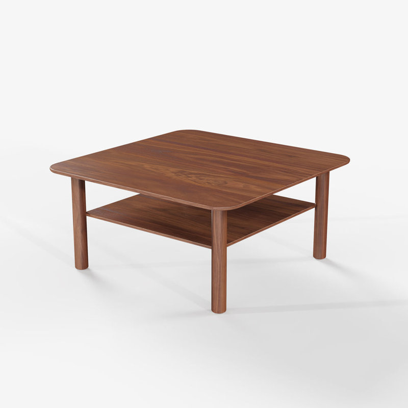 Port Square Coffee Table, Walnut