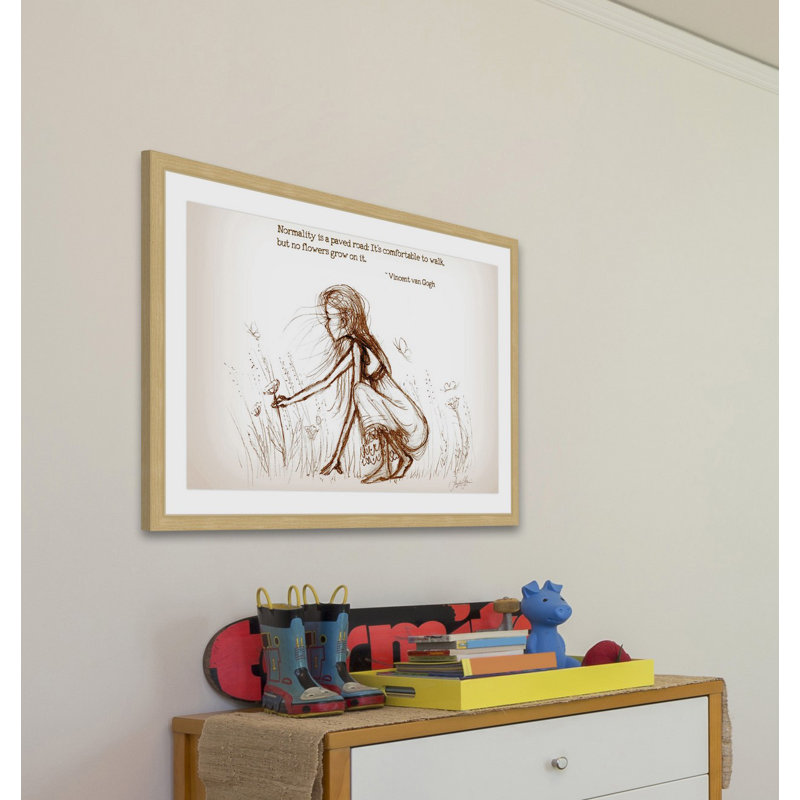 Berry Picking Flowers by Phyllis Harris - Print, 41cm H x 61cm W