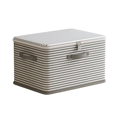  Blanket Storage Bins with Lids, Heavy Duty Clothes Storage Basket Containers, Closet Organizers and Storage for Clothing, Sweater, Comforter, Bedding