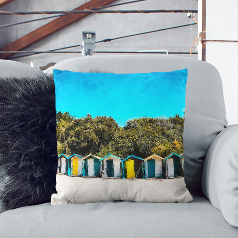 Square Throw Cushion, 40cm H x 40cm W x 15cm D