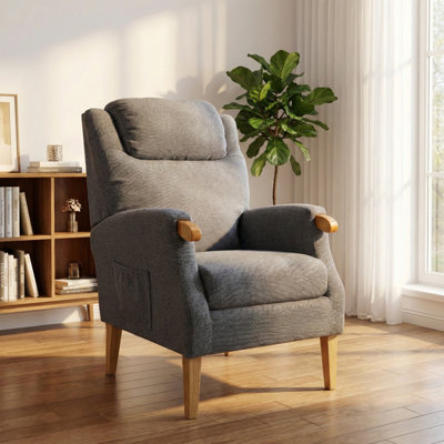 Spinnerstown 69cm Wide Tufted Polyester Armchair