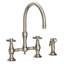 Fairfield Kitchen Bridge Faucet with Side Spray-1260315137