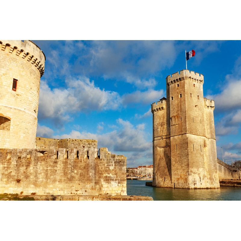 Tower Gates Of La Rochelle - Wrapped Canvas Print, 30cm H x 46cm W