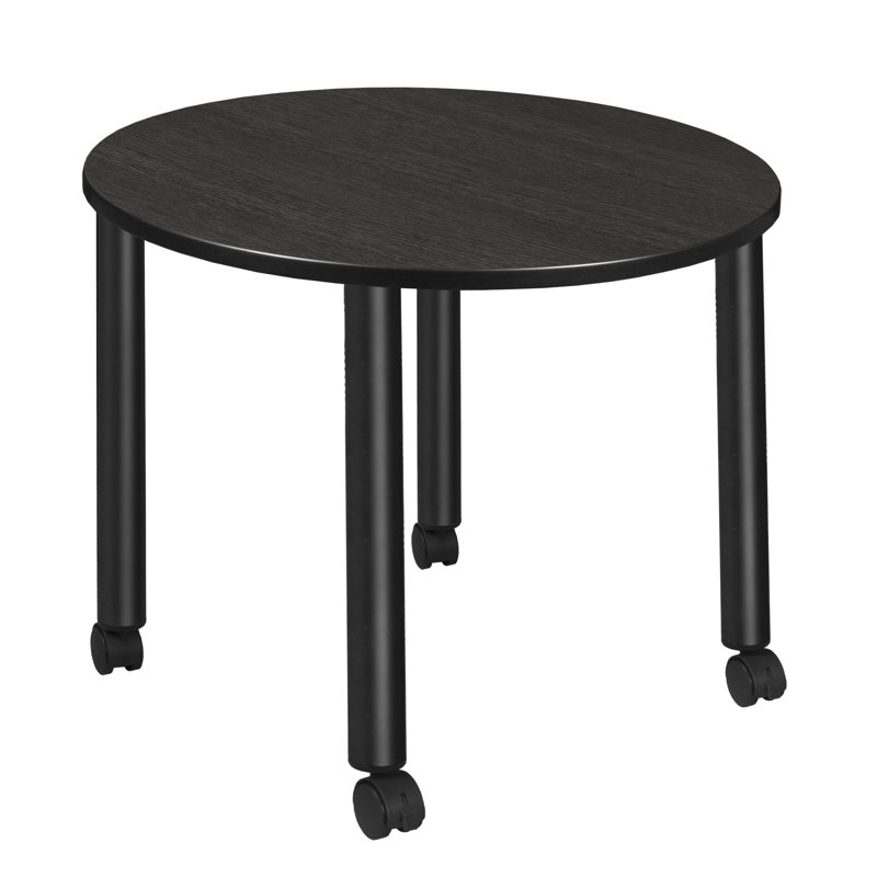 Plateau de table Regency Kee, Gris cendré, H 29 po x L 42 po x l 42 po