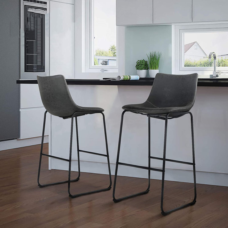 Tabouret 30 "Dinius, Gris foncé