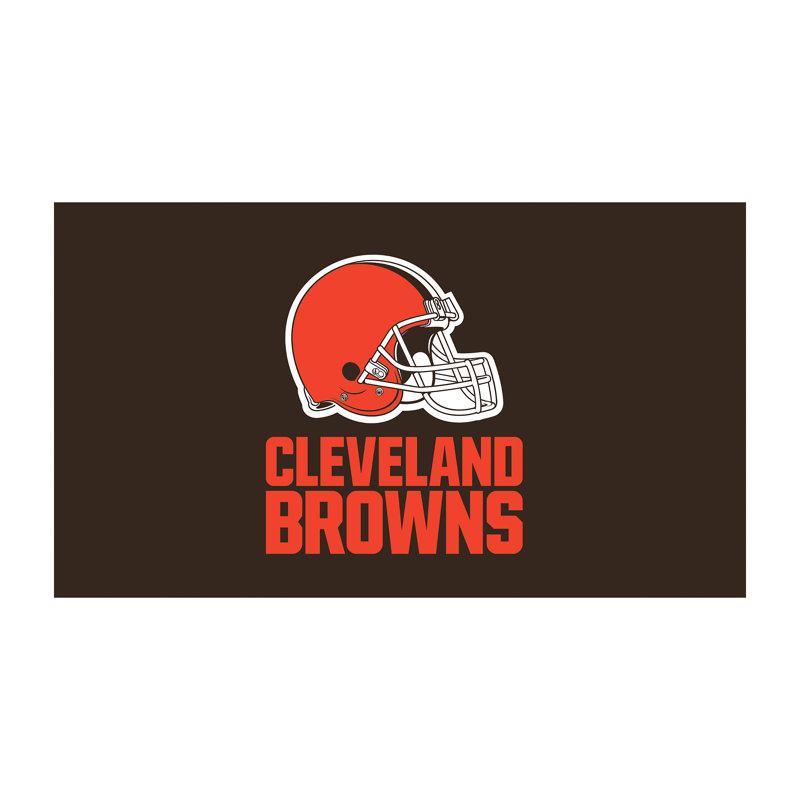Tapis en PVC couleur, 16 po x 28 po, Cleveland Browns