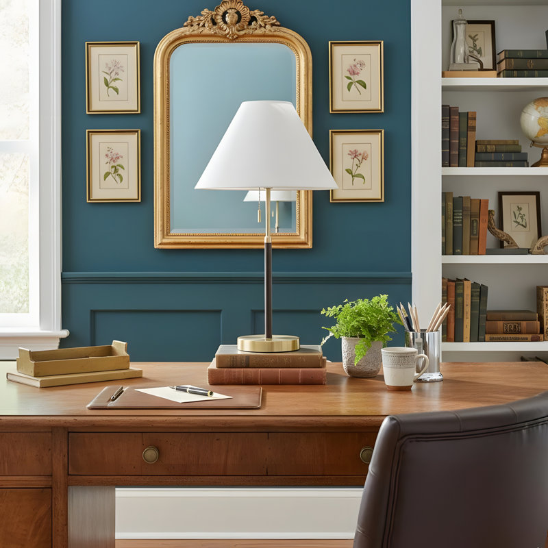 Lampe de table deux tons