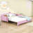 Twin Upholstered Princess Daybed with Crown Headboard and LED Lights-1944742006-1944742007